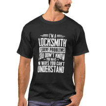 Camisa del cerrajero soluciono problemas que usted