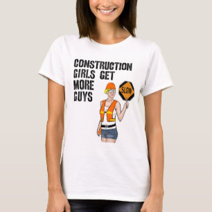 Camisa del chica de la construcción