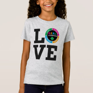 Camisa del CHICA del amor del GS (chicas)