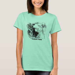 Camisa del chica del videojugador del animado