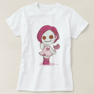 camisa del chica del zombi del popsicle de la