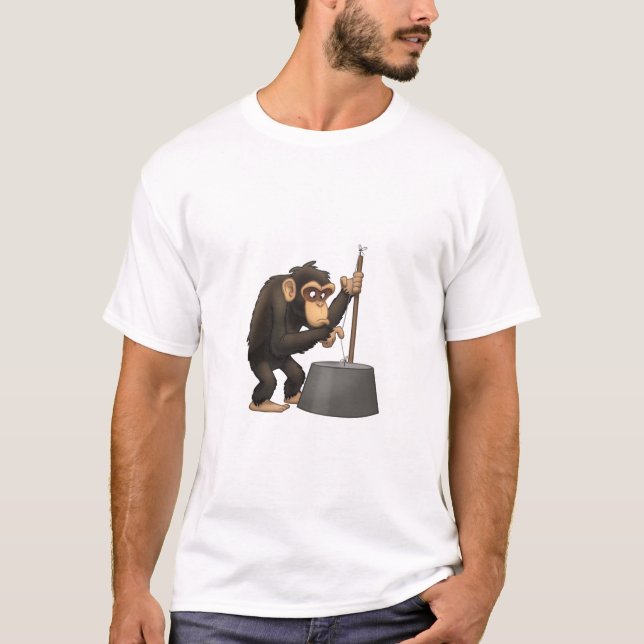 Camisa del chimpancé del Washtub-Bajo-Playin' (Anverso)