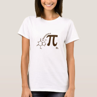 Camisa del chocolate pi del día del pi