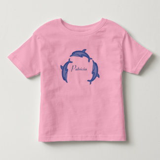 Camisa del círculo del delfín