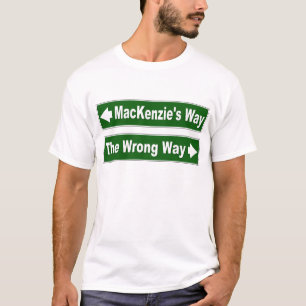 Camisa del clan de la placa de calle de la manera