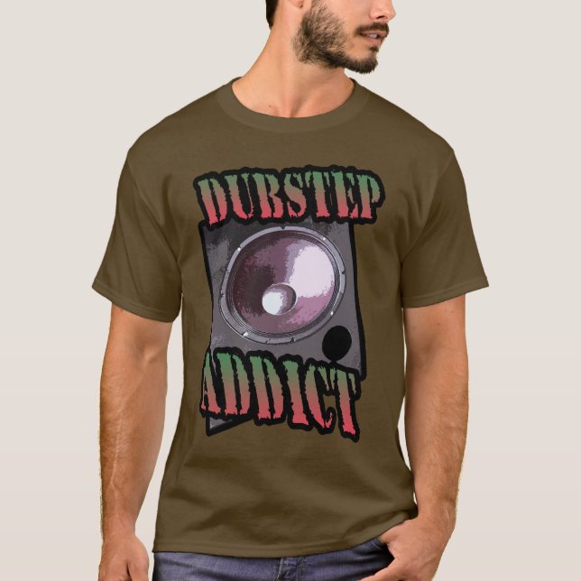 camisa del club D del adicto al dubstep (Anverso)
