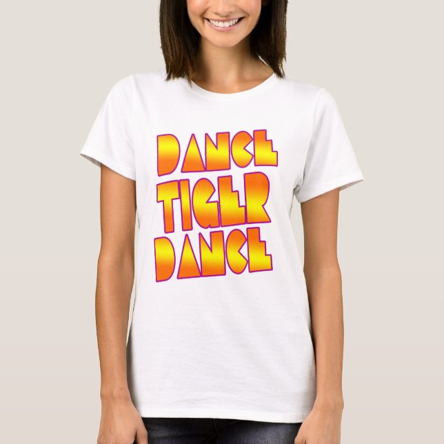 Camisa del club de baile de los chicas de la danza (Anverso)