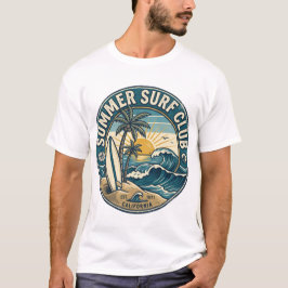 CAMISA DEL CLUB DE SURF DE VERANO PARA VERANO OC (