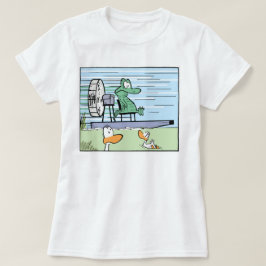 Camisa del cocodrilo del dibujo animado de las