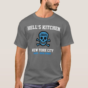 Camisa del código postal de la cocina del infiern