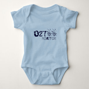 Camisa del CÓDIGO POSTAL del bebé