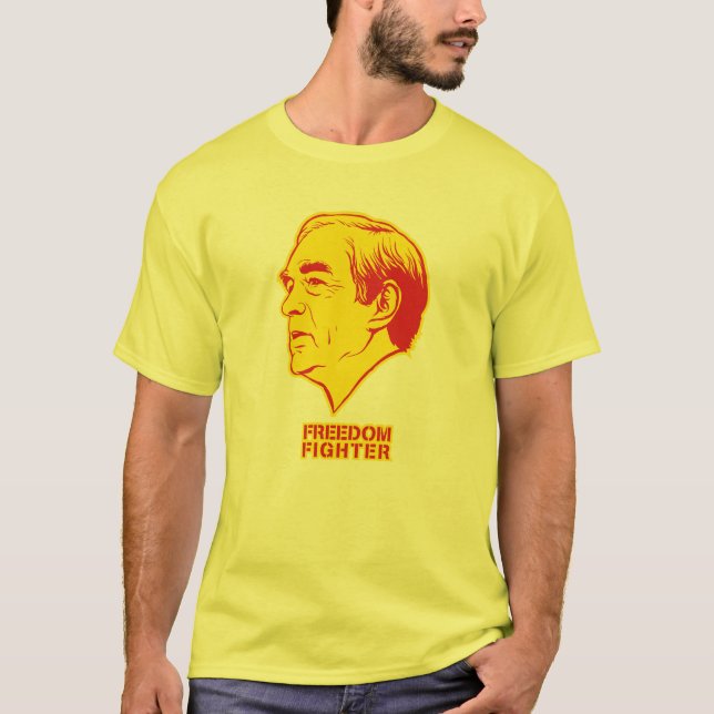 Camisa del combatiente de la libertad de Ron Paul (Anverso)