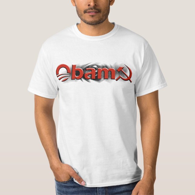 Camisa del comunismo de Obama (Anverso)