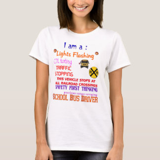 camisa del conductor del autobús escolar