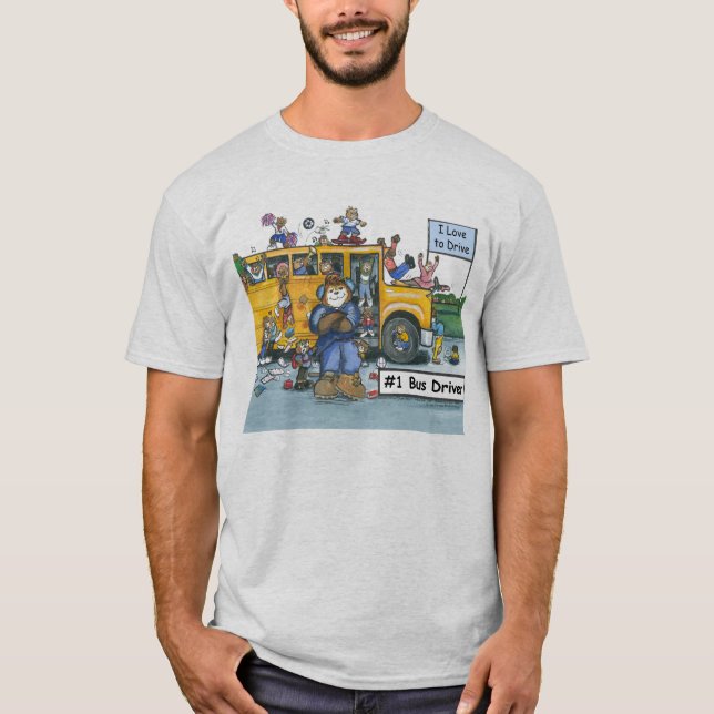 Camisa del conductor del autobús escolar (Anverso)
