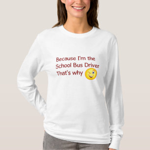 Camisa del conductor del autobús escolar