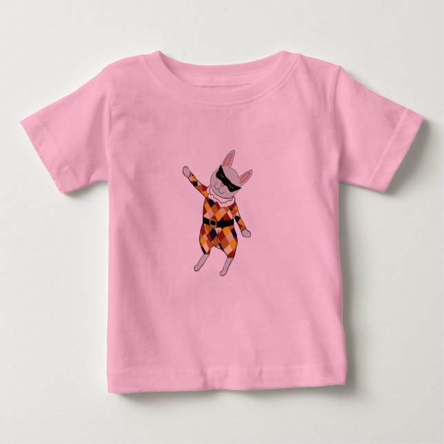 Camisa del conejito del Harlequin del baile (Anverso)