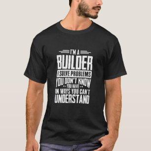 Camisa del constructor soluciono problemas que