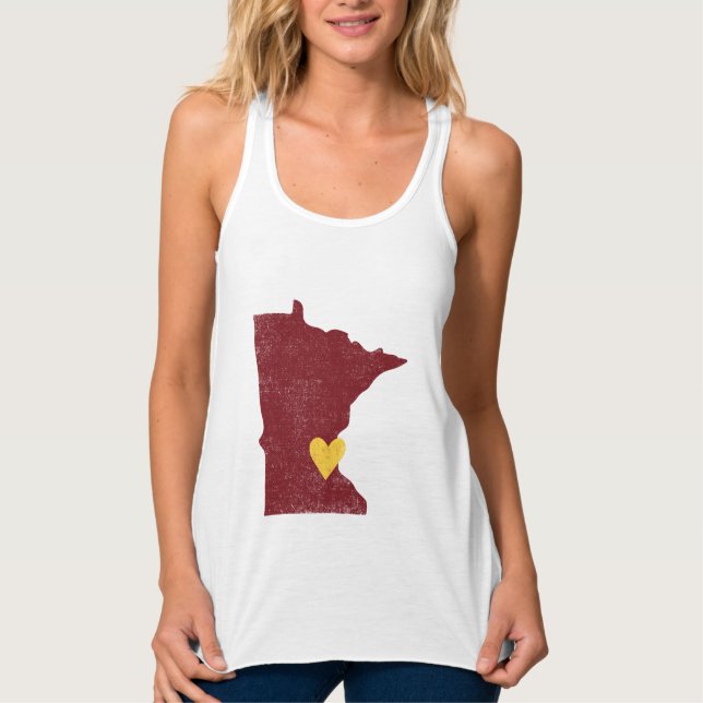 Camisa del corazón de Minnesota (marrón) - ¡Person (Anverso)