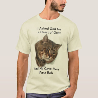 Camisa del corazón de oro de Pixiebob