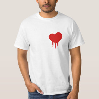 Camisa del corazón sangrante