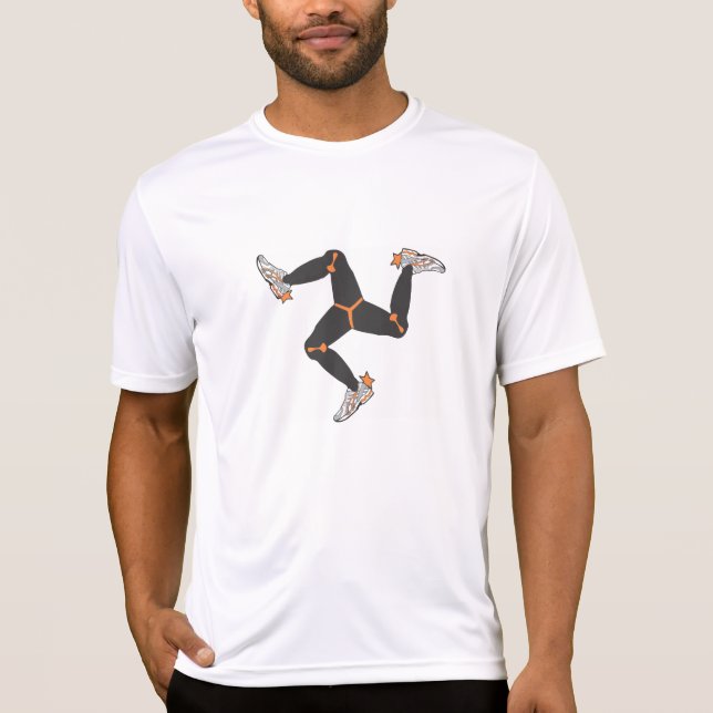 Camisa del corredor de los hombres de la Isla de (Anverso)