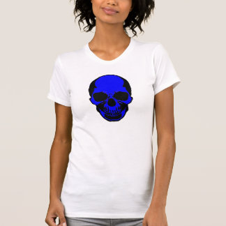 Camisa del cráneo - cráneo de los huesos desnudos