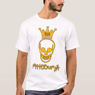 Camisa del cráneo de Pittsburgh 412 - negro y oro