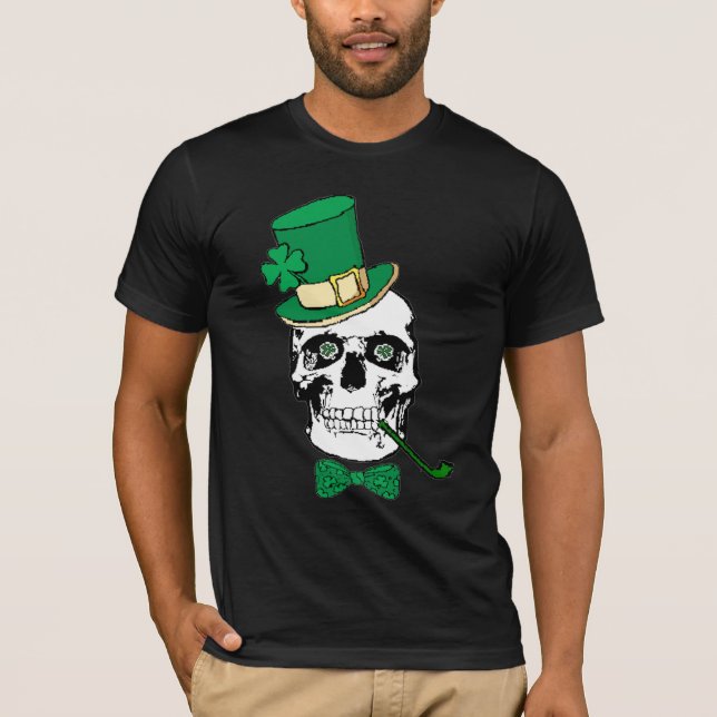 Camisa del cráneo del día de St Patrick (Anverso)