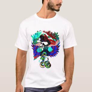 Camisa del cráneo y de la serpiente