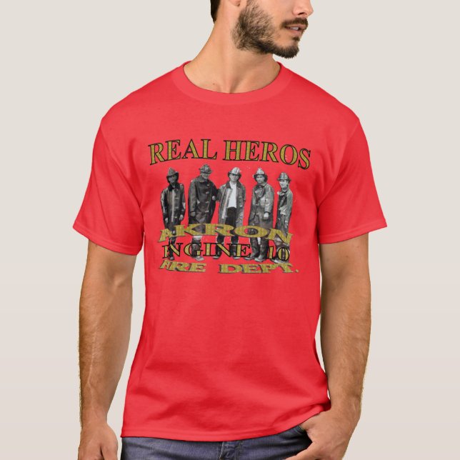 Camisa del cuerpo de bomberos de Akron Ohio (Anverso)