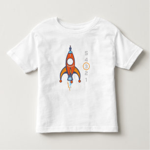 Camisa del cumpleaños - camisa de Rocket