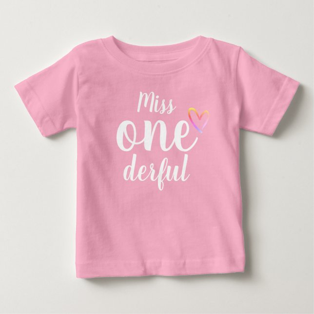 Camisa del cumpleaños de las niñas de Srta. (Anverso)