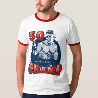 Camisa del cumpleaños del campeón del boxeo 50.a