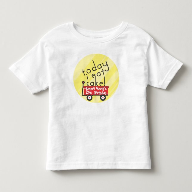 Camisa del cumpleaños del carro (Anverso)