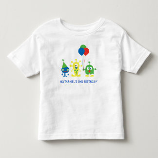 Camisa del cumpleaños del golpe del monstruo