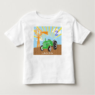 Camisa del cumpleaños del tractor