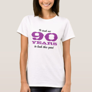Camisa del cumpleaños para la mujer de 90 años