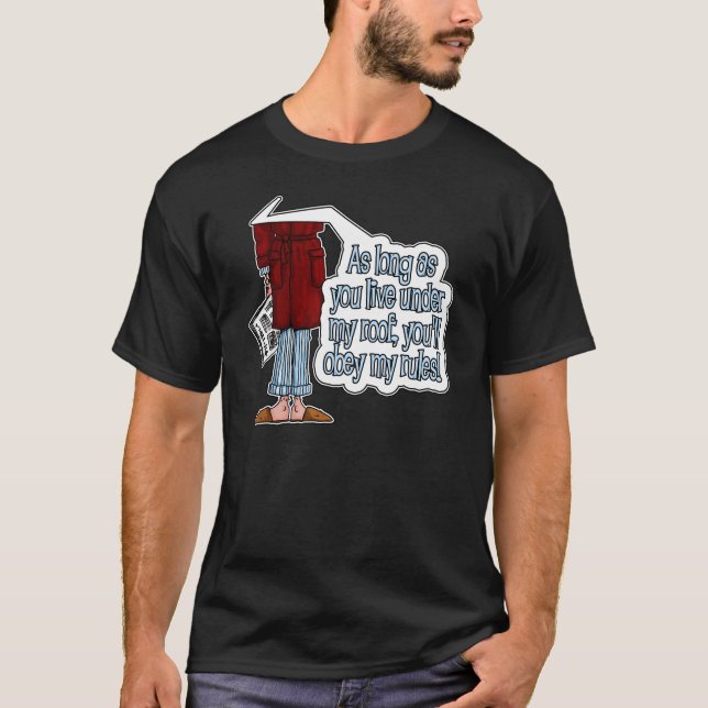 camisa del dadism - debajo de mi tejado (Anverso)