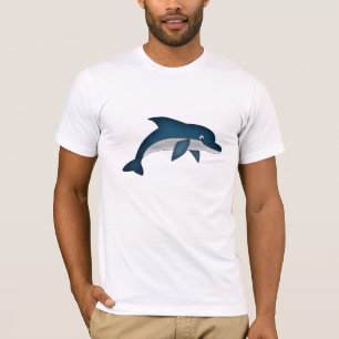 Camisa del delfín de los hombres