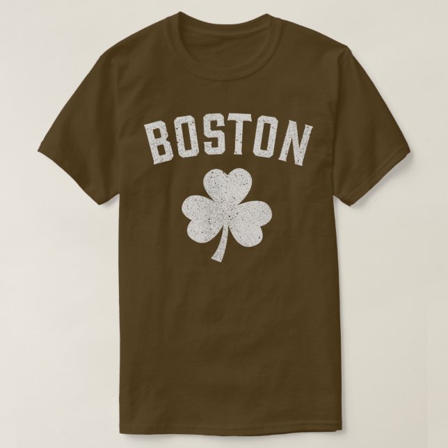 Camisa del día de Boston St Patricks Chamrock del  (Diseño del anverso)