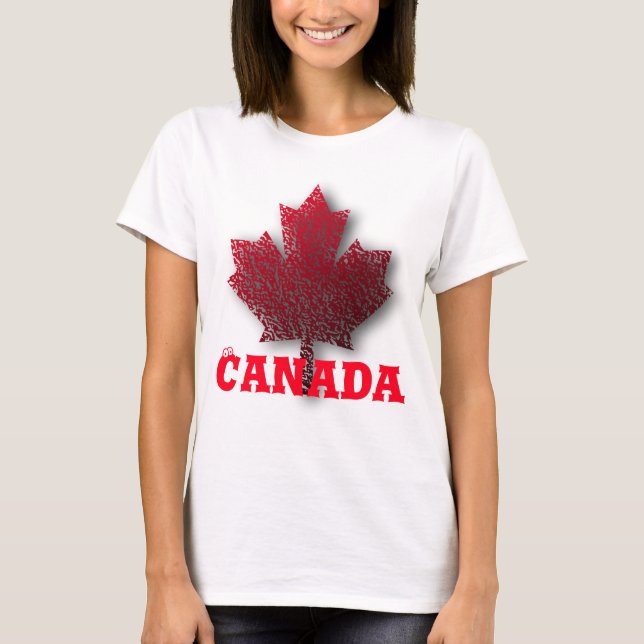 Camisa del Día de Canadá personalizado (Anverso)