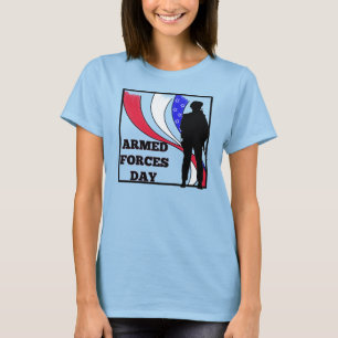 Camisa del día de fuerzas armadas de arma