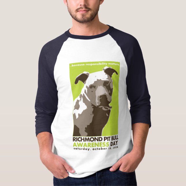 camisa del día de la conciencia del pitbull (Anverso)