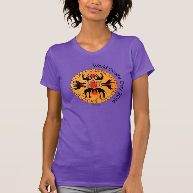 Camisa del día de la jirafa del mundo (Anverso)