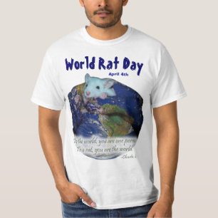 Camisa del día de la rata del mundo -- para el