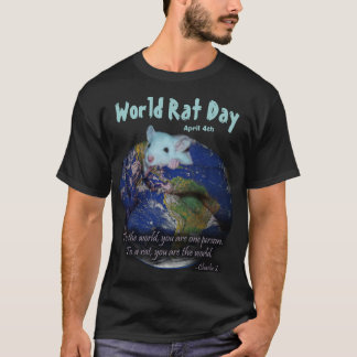 Camisa del día de la rata del mundo, versión 2