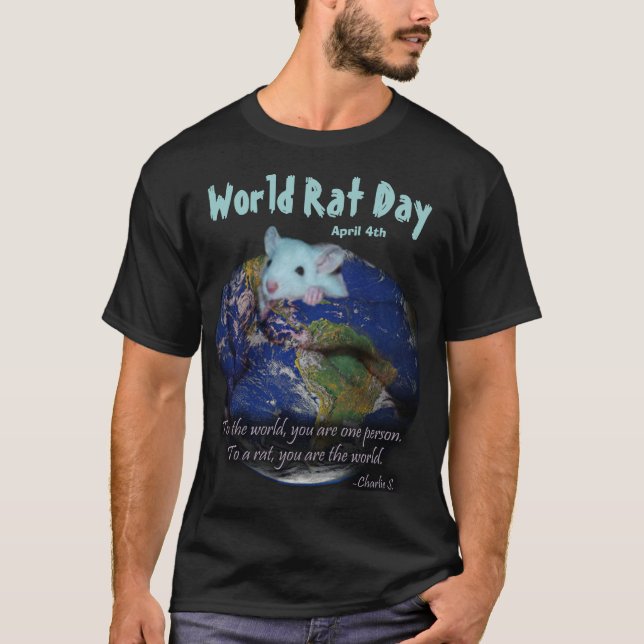 Camisa del día de la rata del mundo, versión 2 (Anverso)