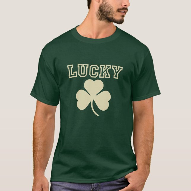 Camisa del día de St Patrick afortunado (Anverso)
