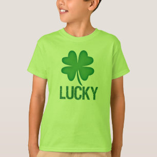 Camisa del día de St Patrick afortunado del niño